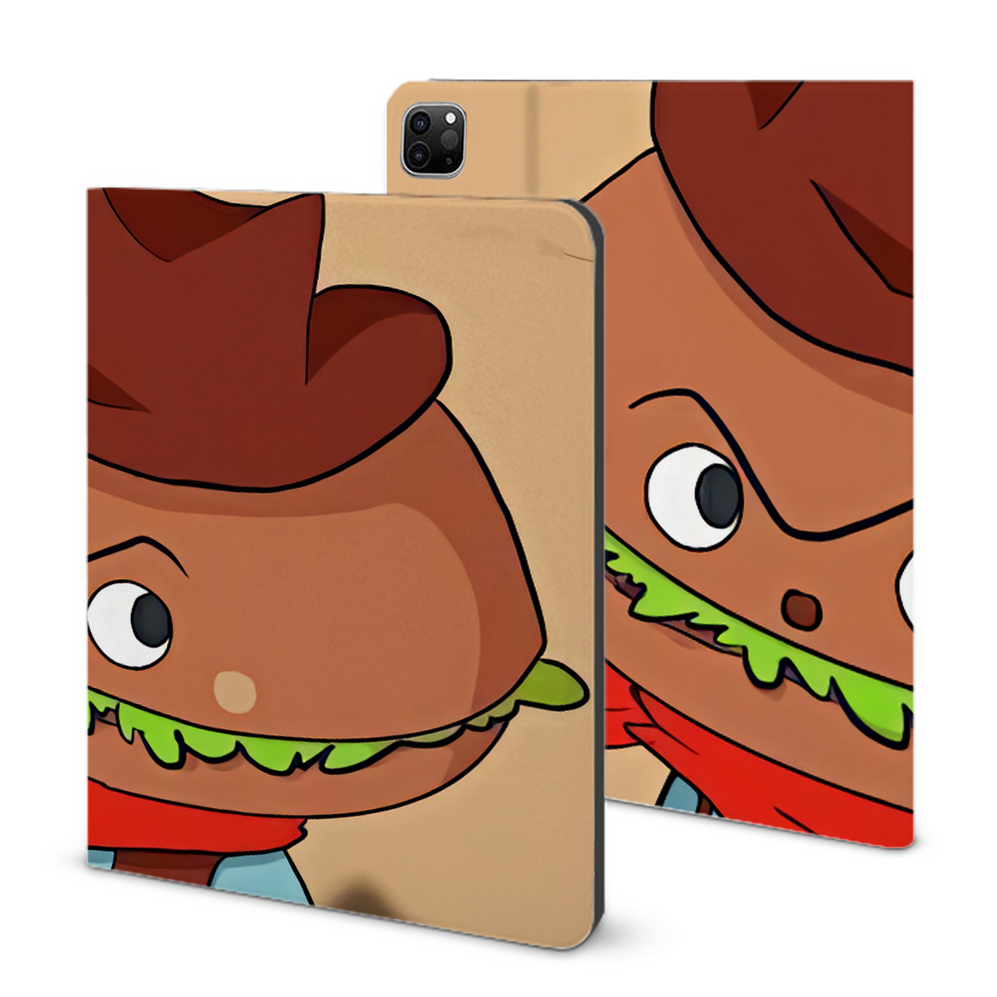 （画像用） アンパンマン Anpanman IPad ケース ブック型 PUレザー TPU 耐衝撃 軽量 薄型 ペン収納なし 全面保護 IPad 各モデル対応